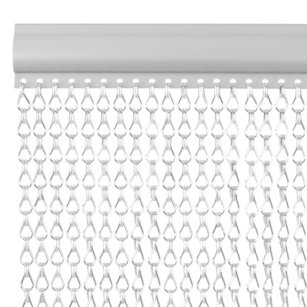 Chaînes de rideaux Vidaxl Fly 56x186 cm en aluminium
