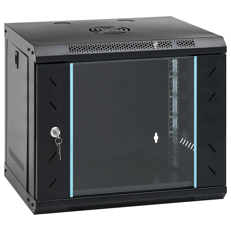 Mur de l'armoire de réseau Vidaxl - Moule 9H 19 IP20 53x40x45 cm