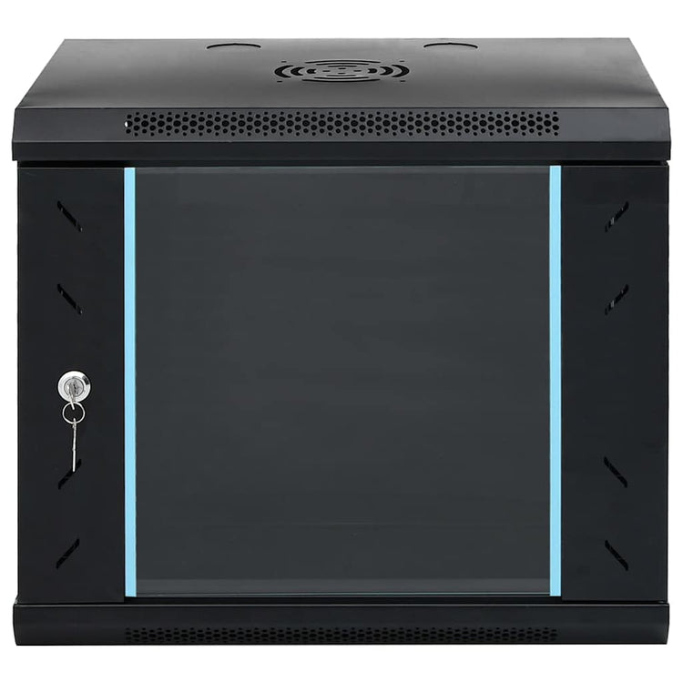 Mur de l'armoire de réseau Vidaxl - Moule 9H 19 IP20 53x40x45 cm