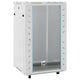 Armoire réseau Vidaxxl à roulettes tournantes 18h 19 ip20 60x60x100 cm