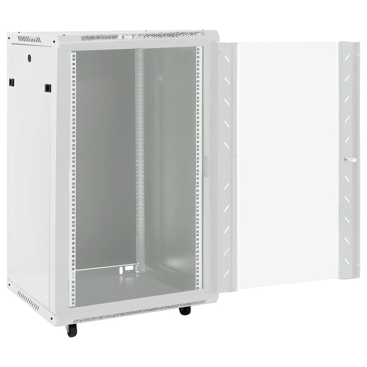 Armoire réseau Vidaxxl à roulettes tournantes 18h 19 ip20 60x60x100 cm
