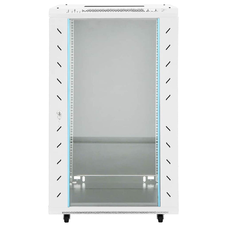 Armoire réseau Vidaxxl à roulettes tournantes 18h 19 ip20 60x60x100 cm