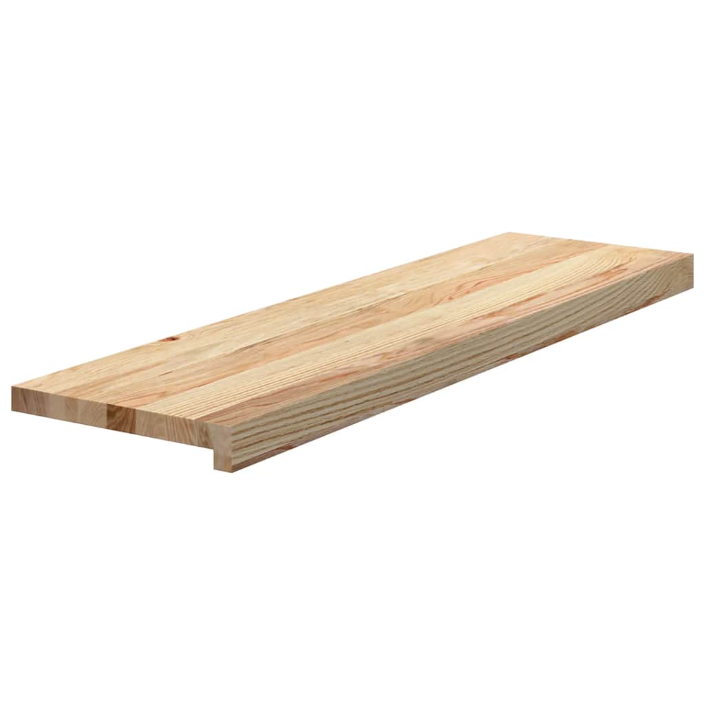 Vidaxx marches d'escalier 4 pcs 90x25x2 cm chêne massif non traité