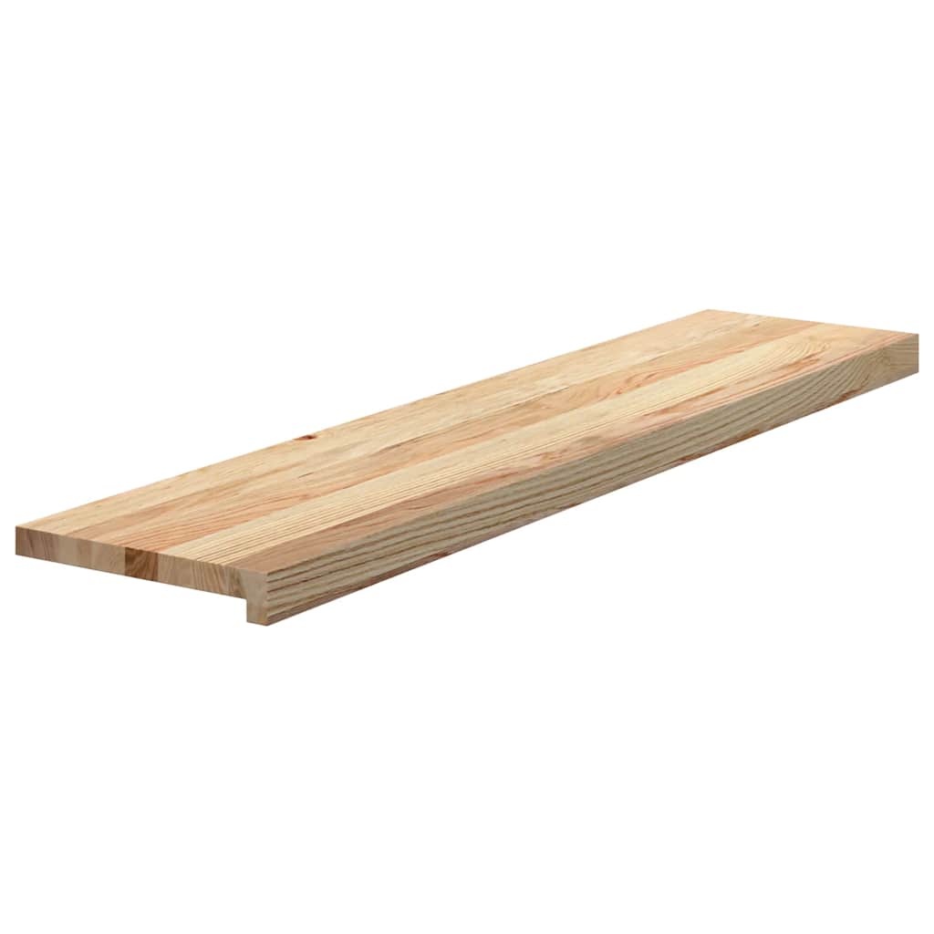 Vidaxx marches d'escalier 4 pcs 110x25x2 cm chêne massif non traité