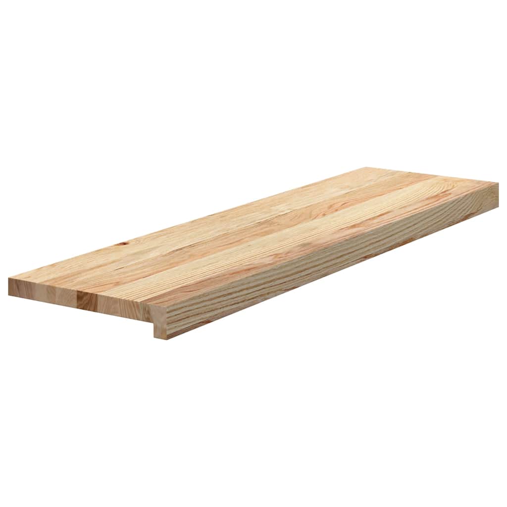 Vidaxx marches d'escalier 4 pcs 90x30x2 cm chêne massif non traité