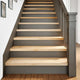 Vidaxx marches d'escalier 4 pcs 100x30x2 cm chêne massif non traité