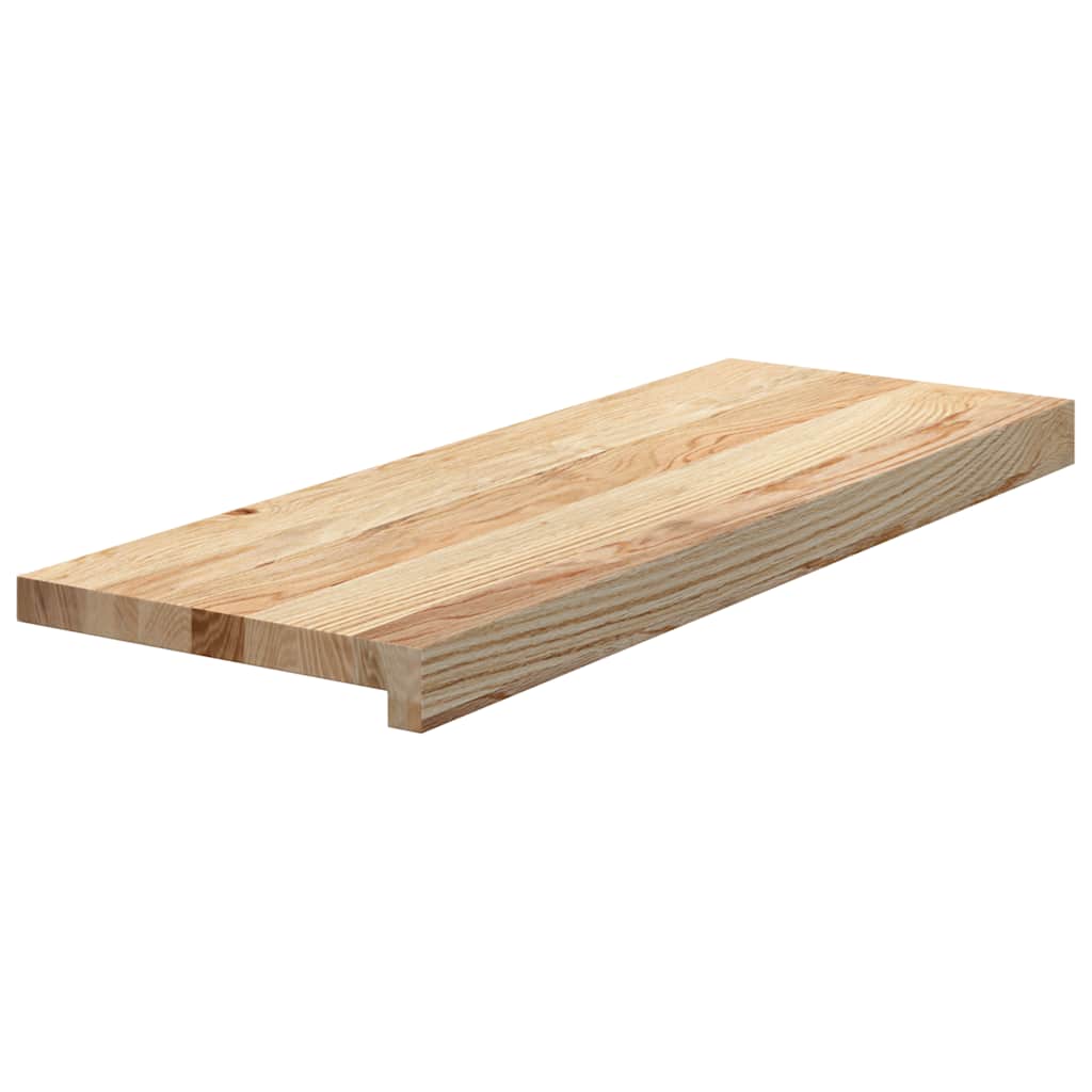 Vidaxx marches d'escalier 8 pcs 70x30x2 cm chêne massif non traité
