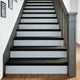 Vidaxx marches d'escalier 4 pcs 90x25x2 cm chêne massif brun foncé