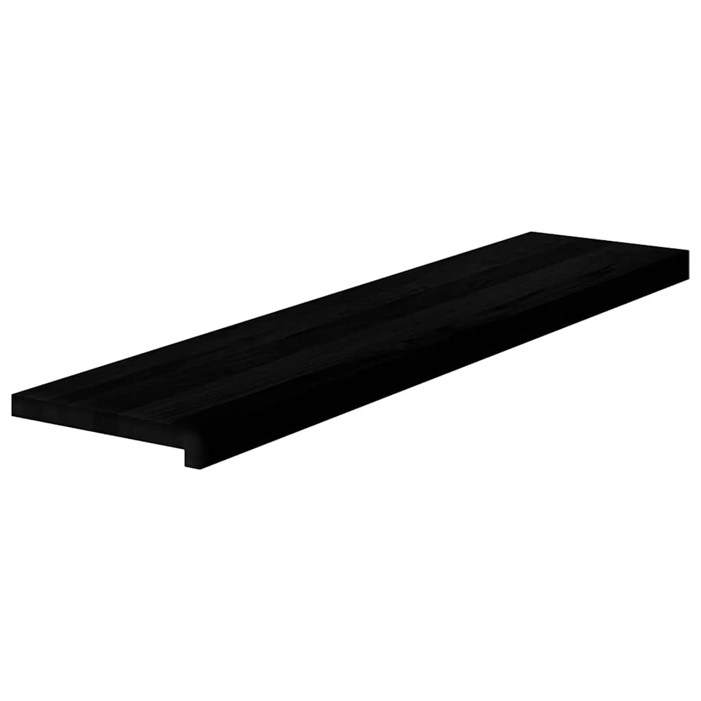 Vidaxx marches d'escalier 4 pcs 110x25x2 cm chêne massif brun foncé
