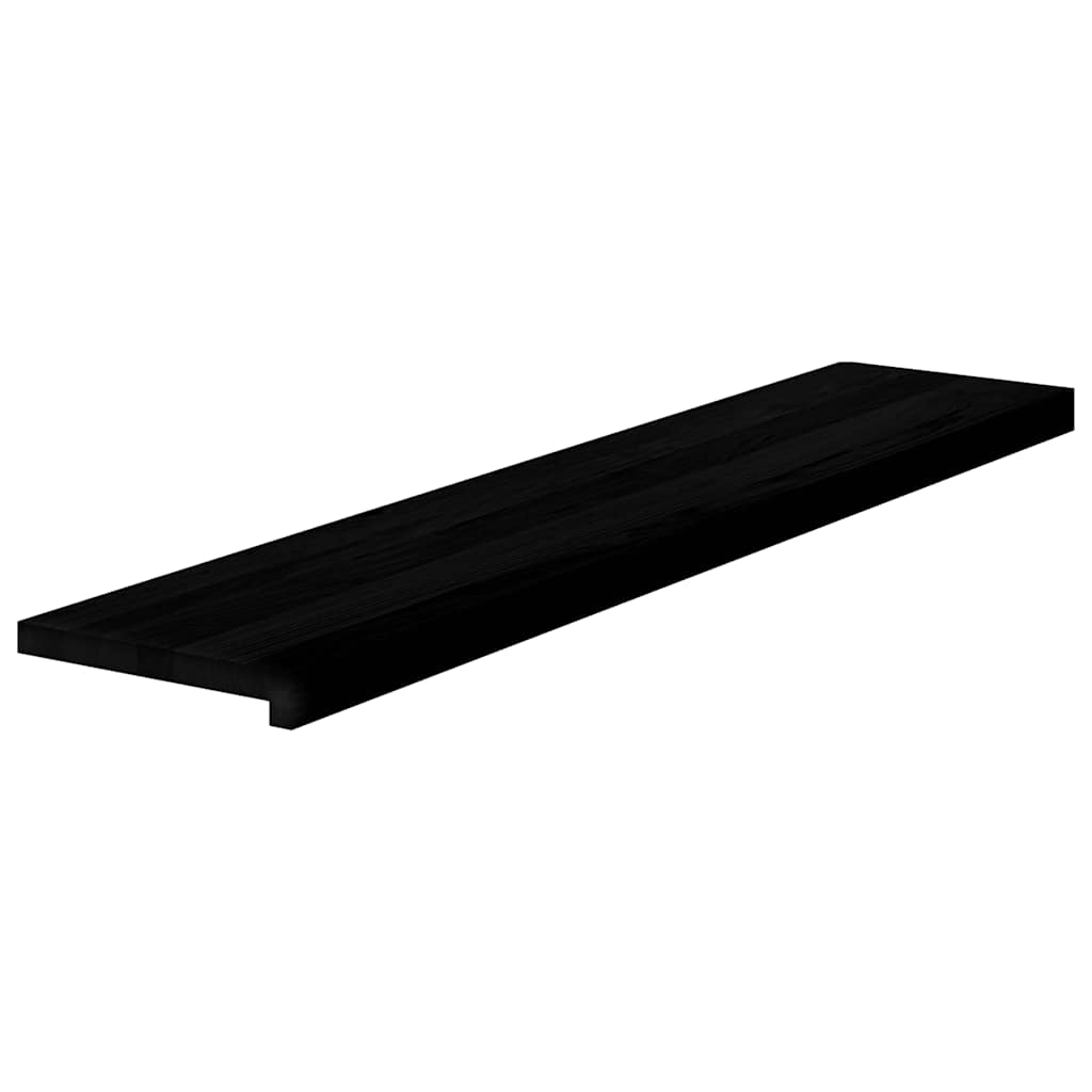 Vidaxx marches d'escalier 4 pcs 120x25x2 cm chêne massif brun foncé