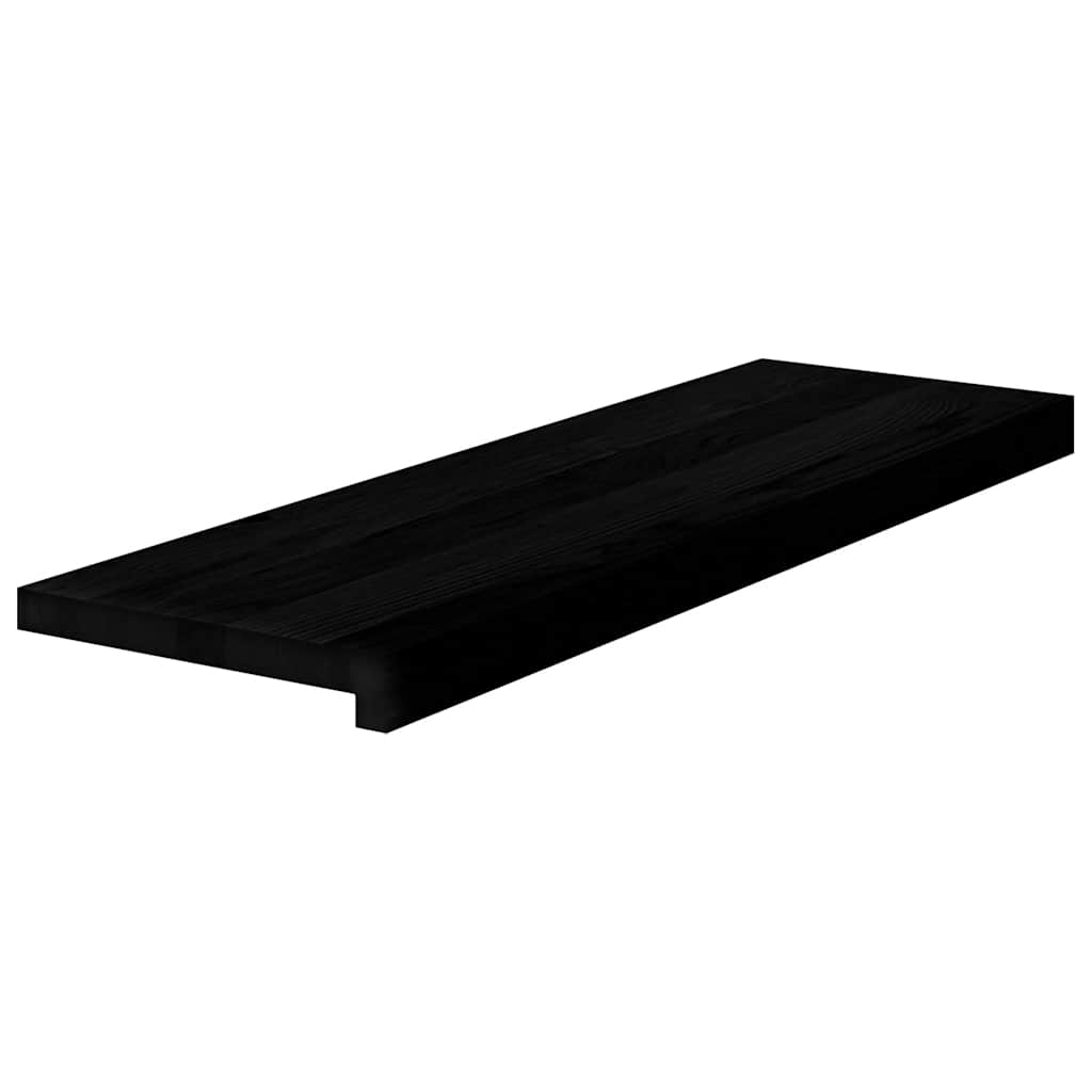 Vidaxx marches d'escalier 4 pcs 80x30x2 cm chêne massif marron foncé