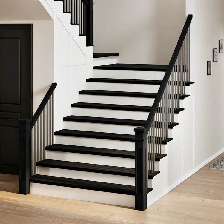 Vidaxx marches d'escalier 4 pcs 120x30x2 cm chêne massif marron foncé