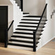 Vidaxx marches d'escalier 4 pcs 120x30x2 cm chêne massif marron foncé