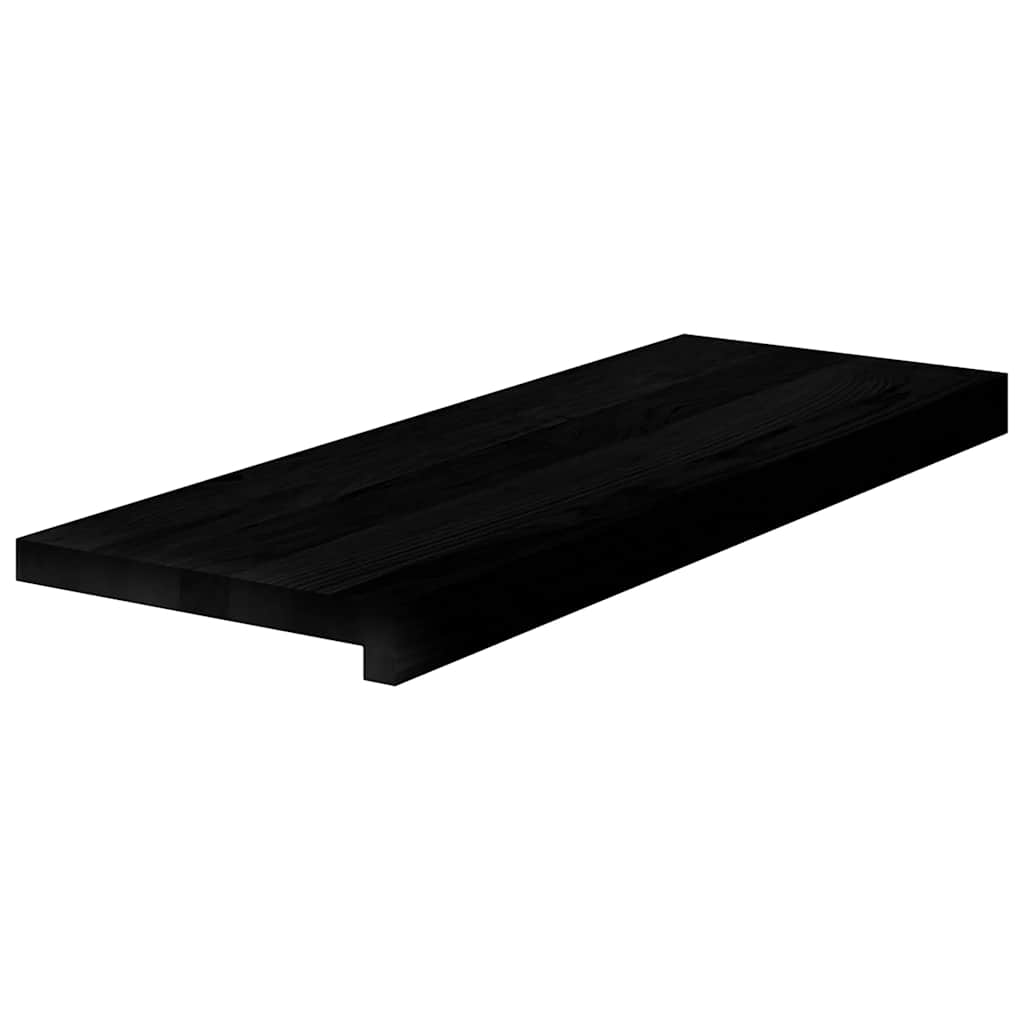 Vidaxl étapes 2 st 70x25x2 cm chêne massif brun foncé