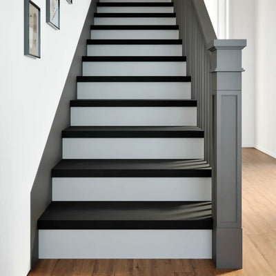 Vidaxl étapes 2 st 80x25x2 cm chêne massif brun foncé
