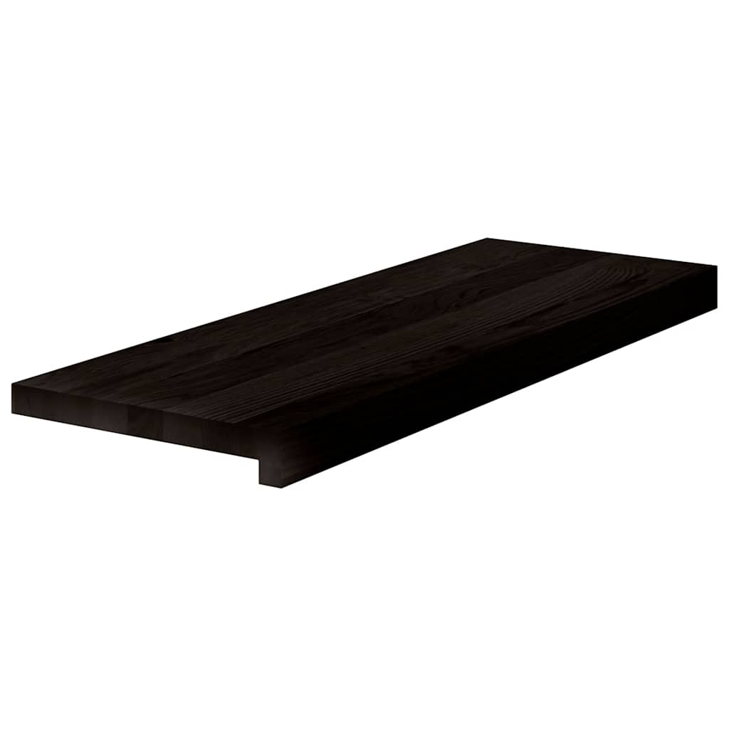 Vidaxl étapes 2 st 70x30x2 cm chêne massif brun foncé