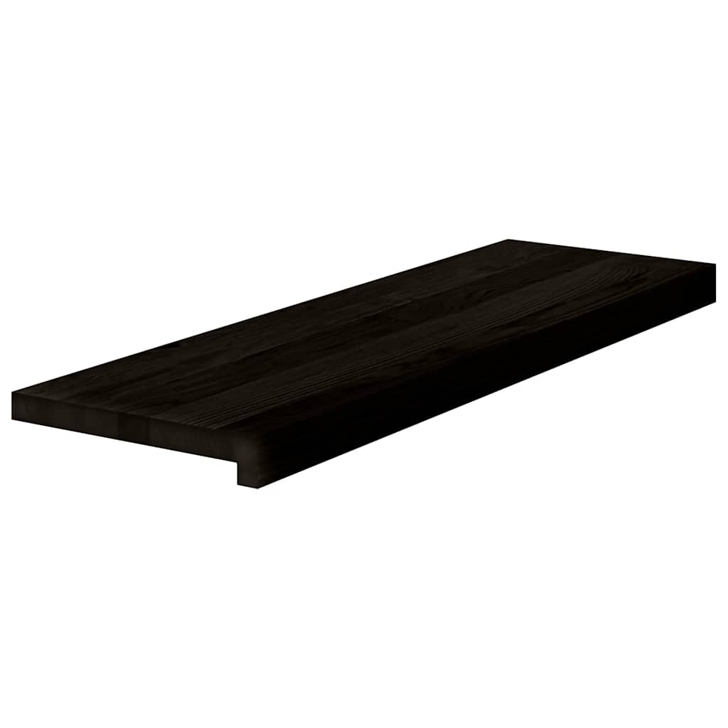 Vidaxl étapes 2 ST 80x30x2 cm en chêne massif brun foncé