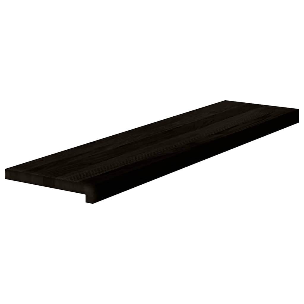 Vidaxl étapes 2 ST 100x30x2 cm en chêne massif brun foncé