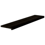 Vidaxl étapes 2 st 120x30x2 cm chêne massif brun foncé - afbeelding 3