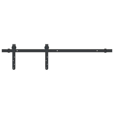 Ensemble de suspension Vidaxl pour la porte coulissante 91 cm en acier au carbone