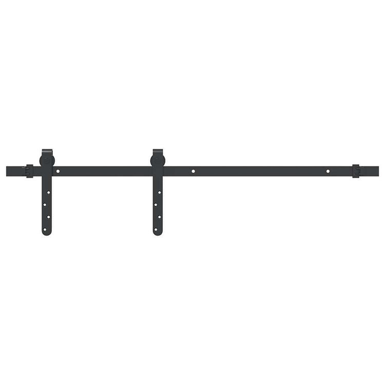 Ensemble de suspension Vidaxl pour la porte coulissante 91 cm en acier au carbone