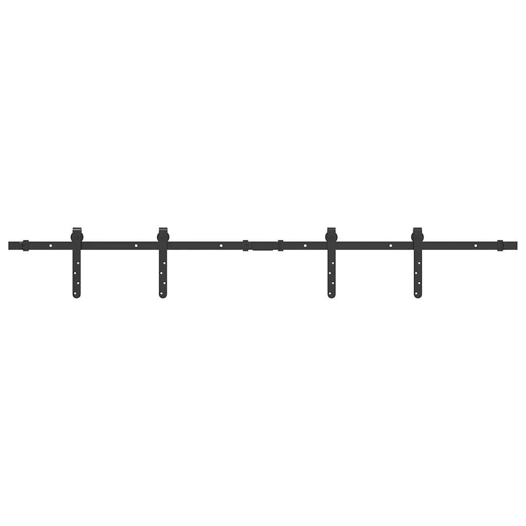 Ensemble de suspension Vidaxl pour la porte coulissante 152 cm en acier au carbone