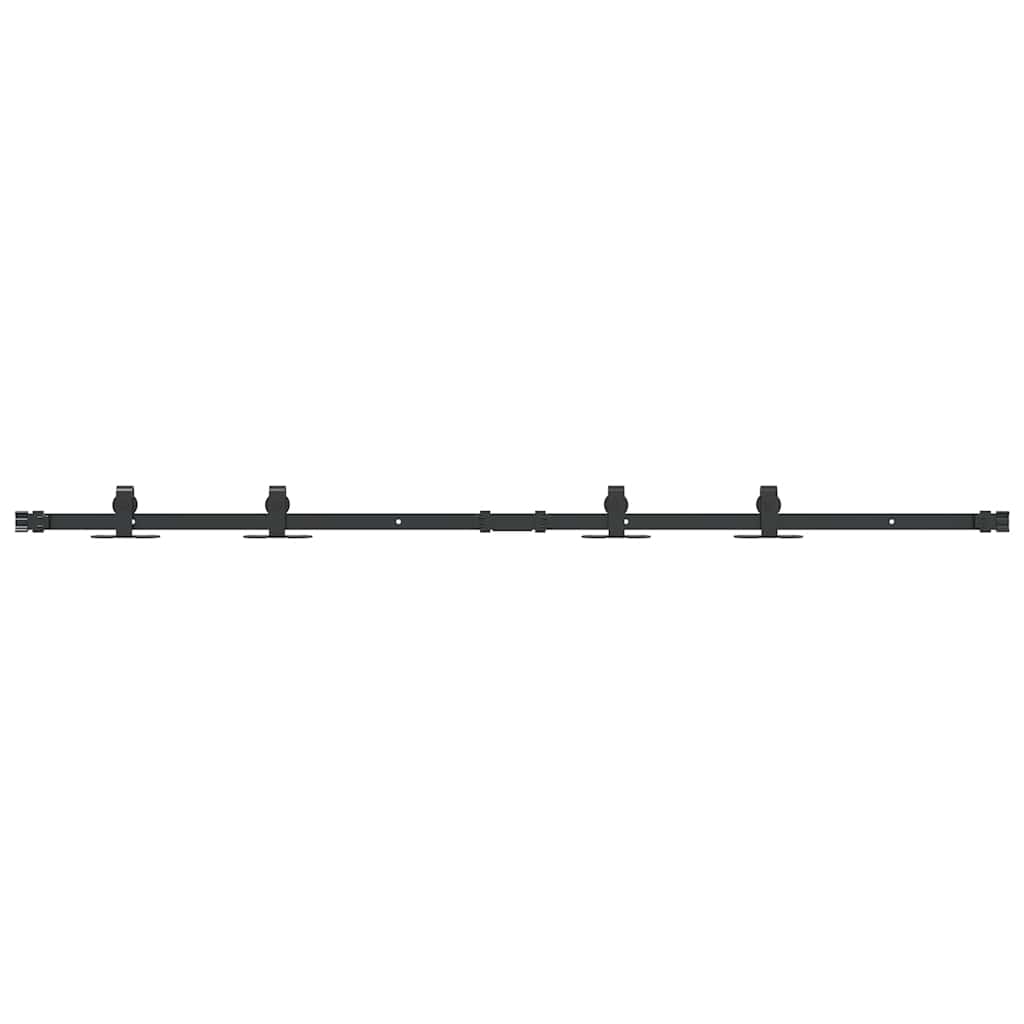 Ensemble de suspension Vidaxl pour la porte coulissante 152 cm en acier au carbone