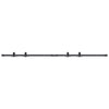 Ensemble de suspension Vidaxl pour la porte coulissante 183 cm en acier au carbone