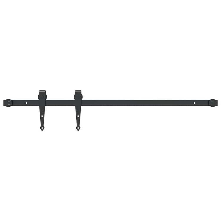 Ensemble de suspension Vidaxl pour la porte coulissante 91 cm en acier au carbone