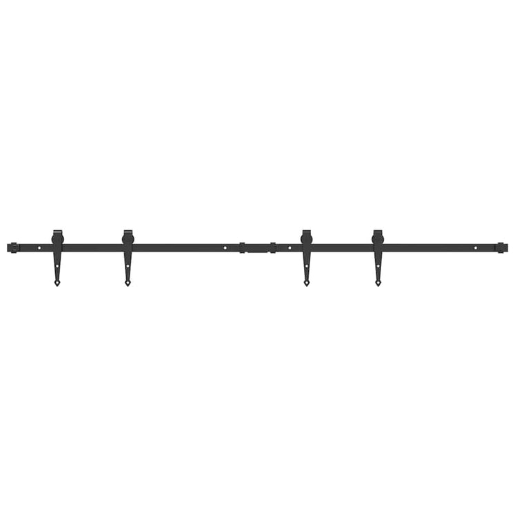 Ensemble de suspension Vidaxl pour la porte coulissante 152 cm en acier au carbone