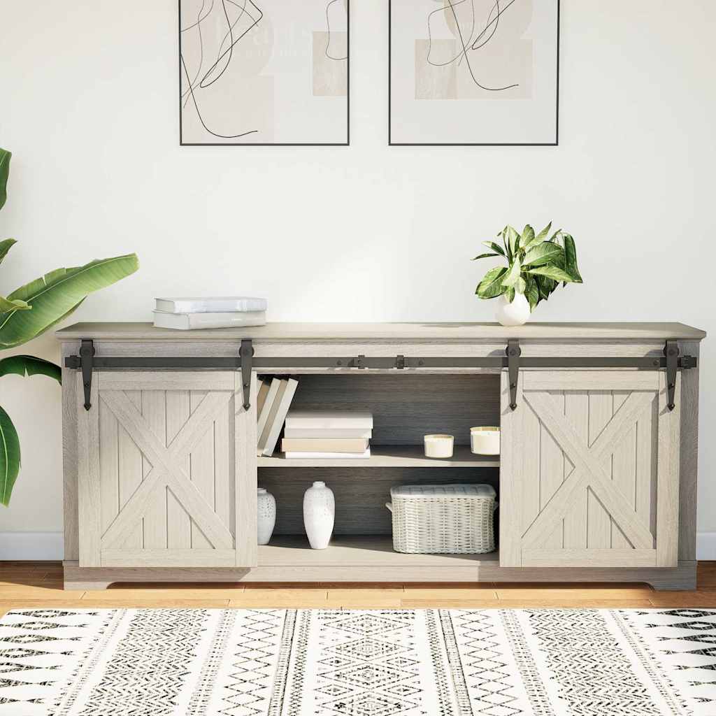Ensemble de suspension Vidaxl pour la porte coulissante 152 cm en acier au carbone