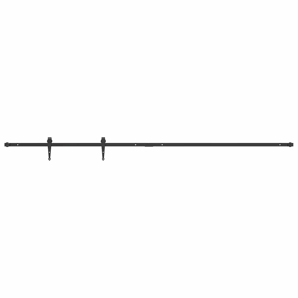 Ensemble de suspension Vidaxl pour la porte coulissante 213 cm en acier au carbone