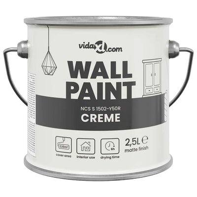 VidaXL peinture murale marron 2,5 l impression murale