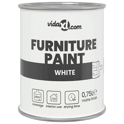 Vidaxxl peinture pour meuble blanc 10 x 10 x 12 cm impression murale