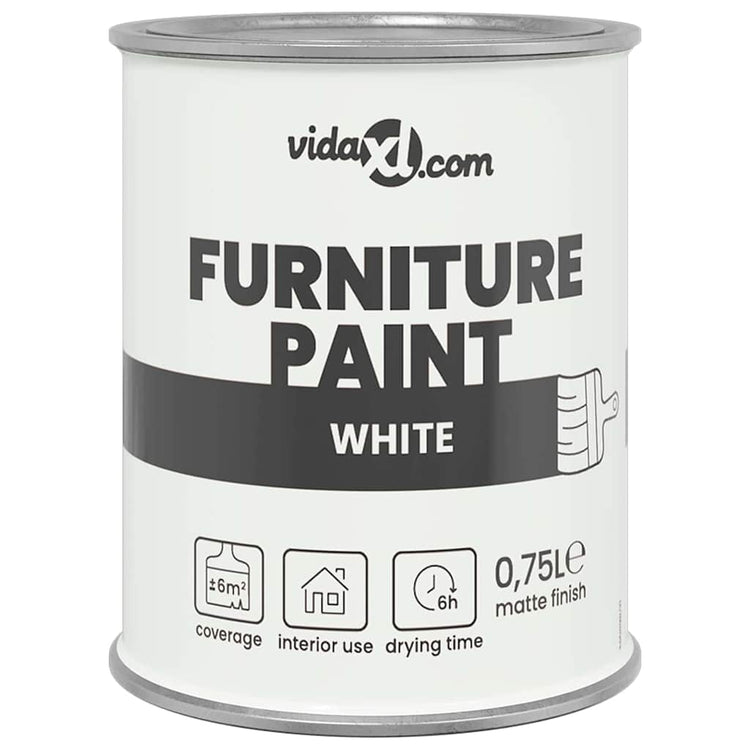 Vidaxxl peinture pour meuble blanc 10 x 10 x 12 cm impression murale