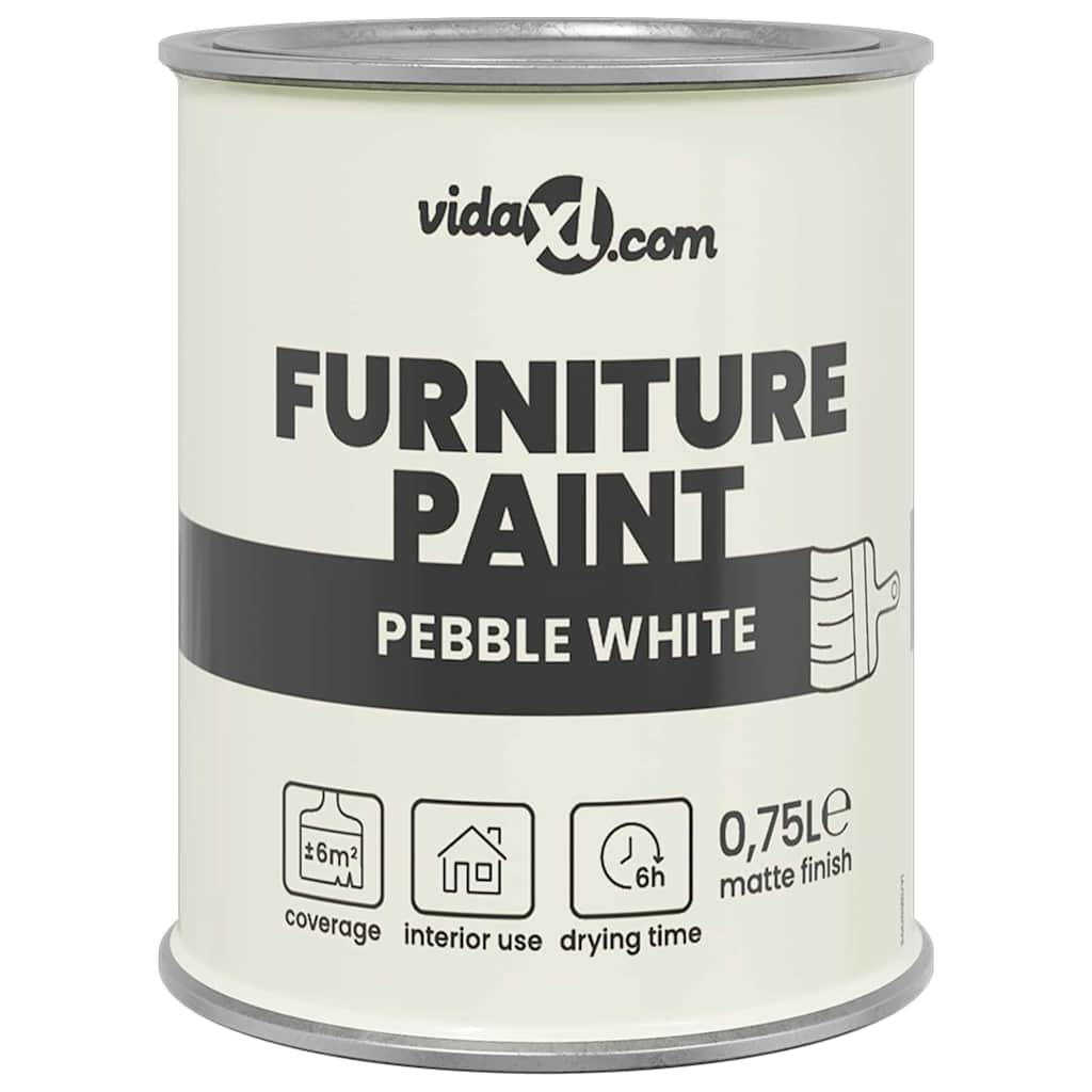 Vidaxxl peinture pour meuble blanc 10 x 10 x 12 cm impression murale
