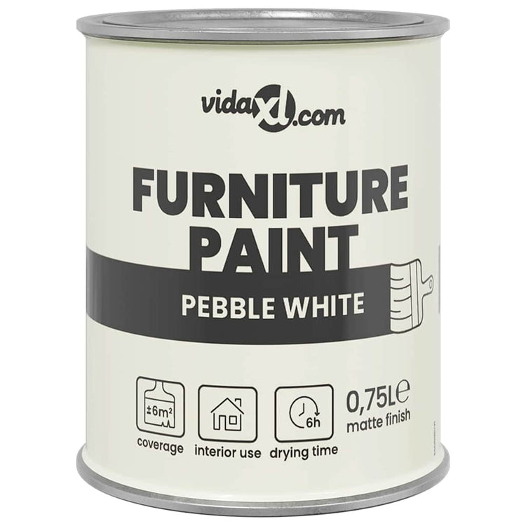Vidaxxl peinture pour meuble blanc 10 x 10 x 12 cm impression murale