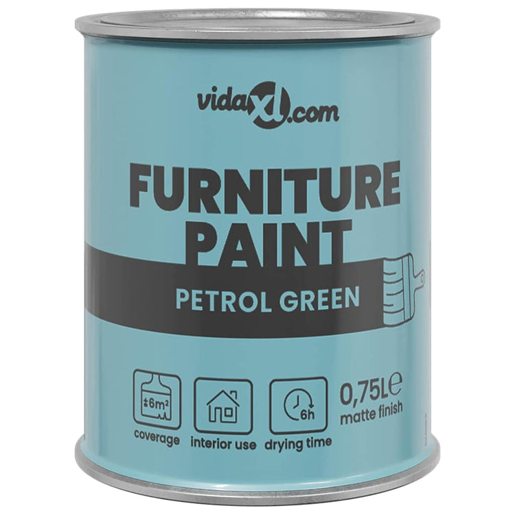 Vidaxxl peinture pour meubles vert 10 x 10 x 12 cm impression murale