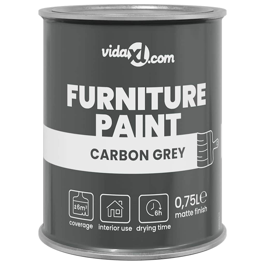 Vidaxxl peinture pour meuble gris 10 x 10 x 12 cm impression murale