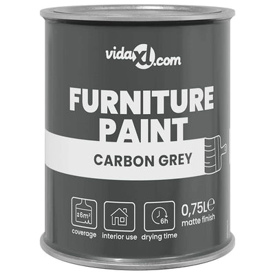 Vidaxxl peinture pour meuble gris 10 x 10 x 12 cm impression murale