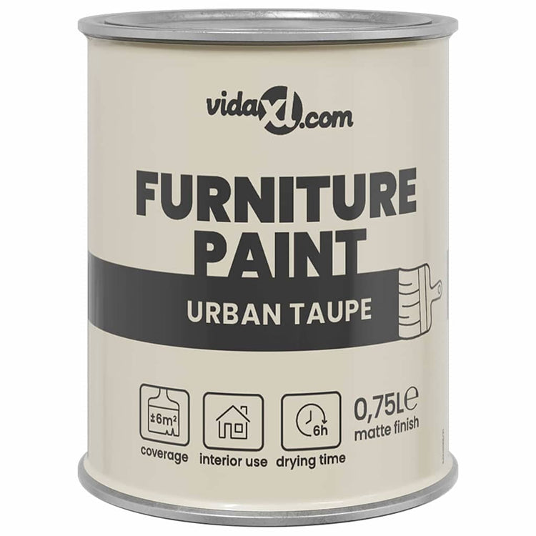 Vidaxxl peinture pour meubles marron 10 x 10 x 12 cm impression murale