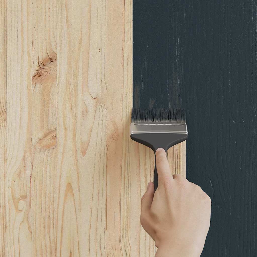 Vidaxxl peinture bois gris 16,5 x 16,5 x 16 cm impression murale