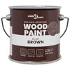 Vidaxxl peinture pour bois marron 16,5 x 16,5 x 16 cm impression murale