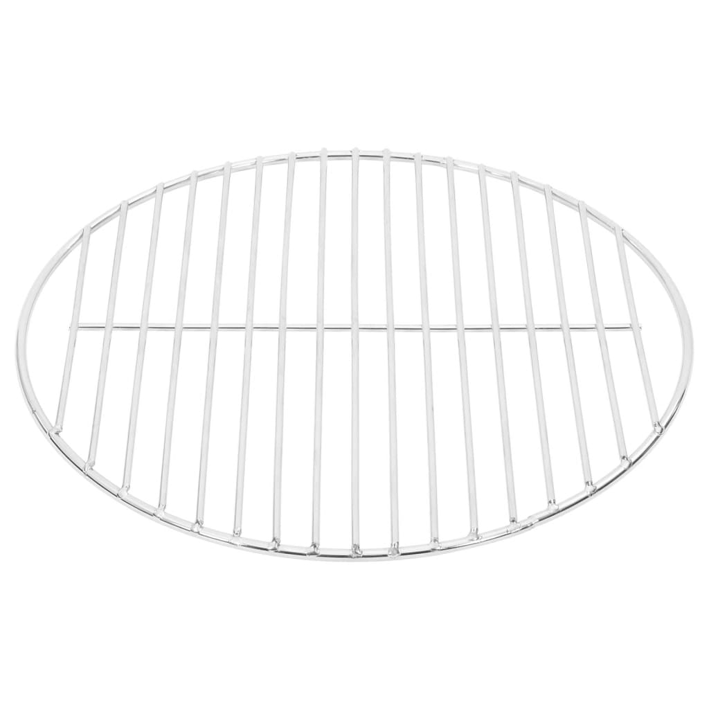 Vidaxl Barbecue Palette Round Ø34,5 cm 304 ACIER INOXDUBLE