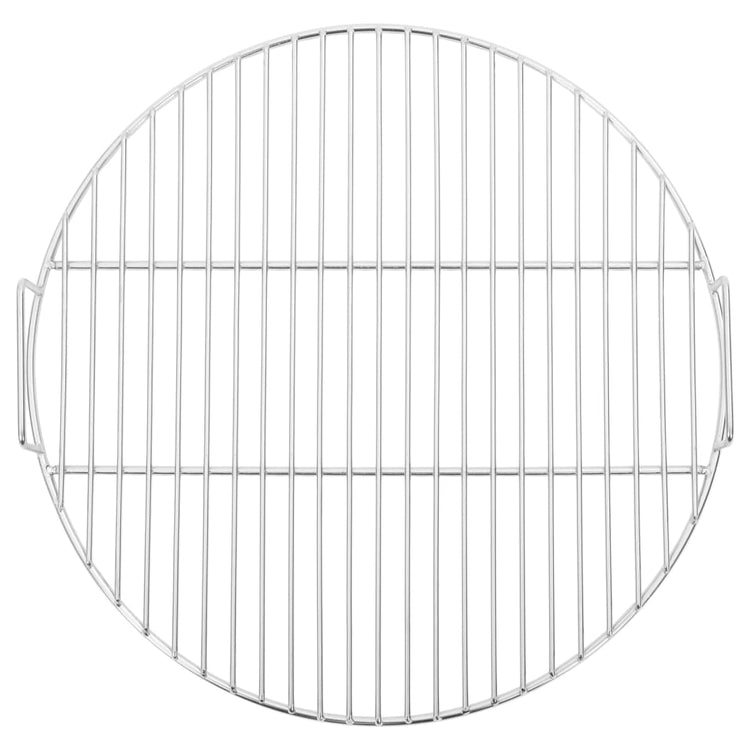 Vidaxl Barbecue Grille avec poignées rondes Ø44,5 cm 304 ACIER ACHETUX