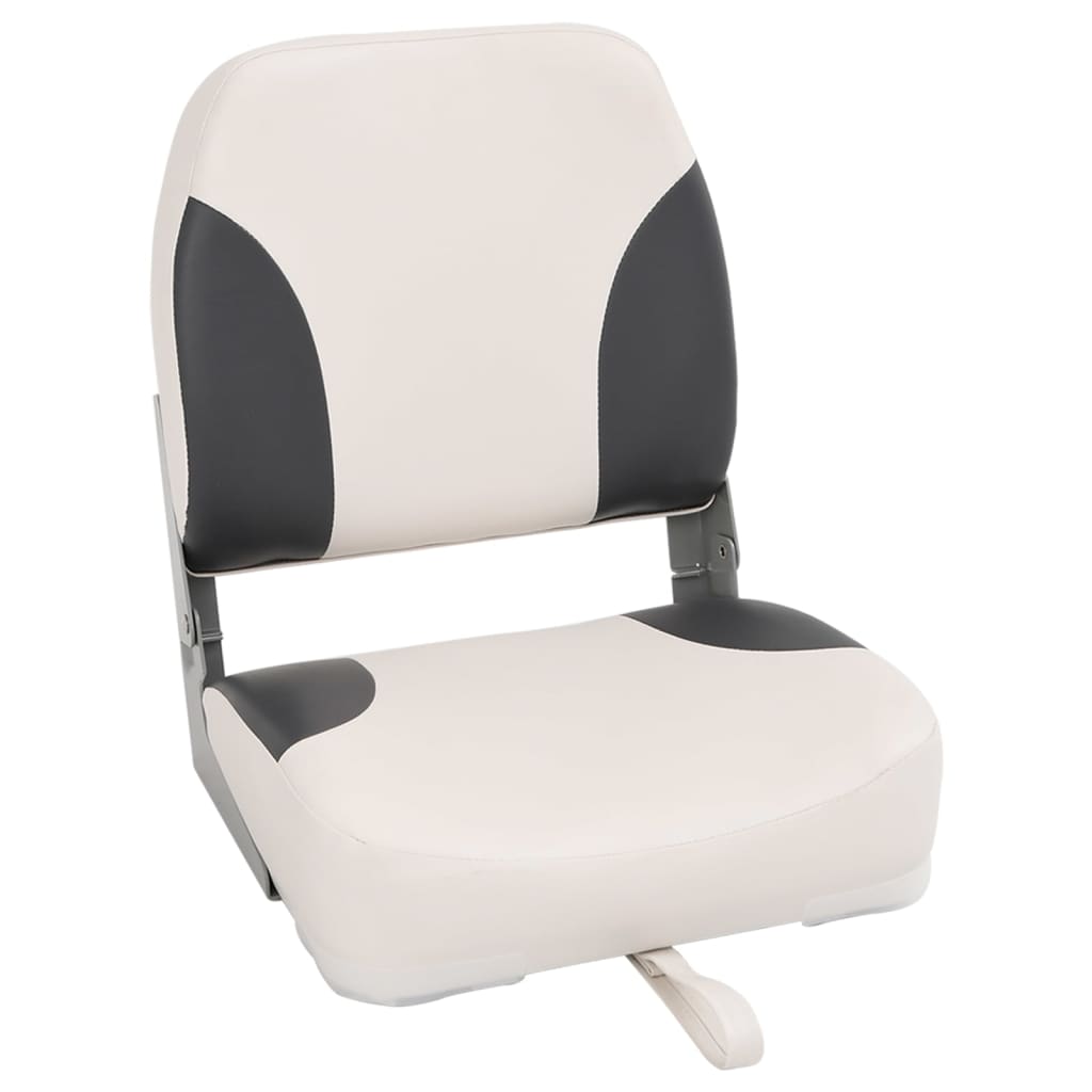 Siège bateau Vidaxx avec sangle de fixation pliable 41x36x48 cm