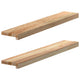 Vidaxl Window Sills 2 St ST non traité 90x15x2 cm Chêne solide