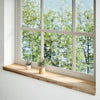 Vidaxx appuis de fenêtre 2 pcs non traité 110x20x2 cm chêne massif