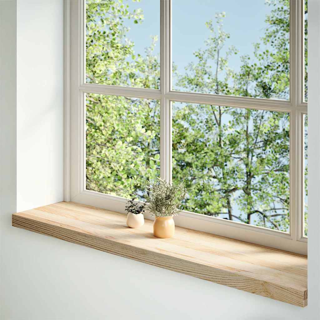 Vidaxl Fenêtre Sills 2 ST NON Traité 110x25x2 cm Chêne solide