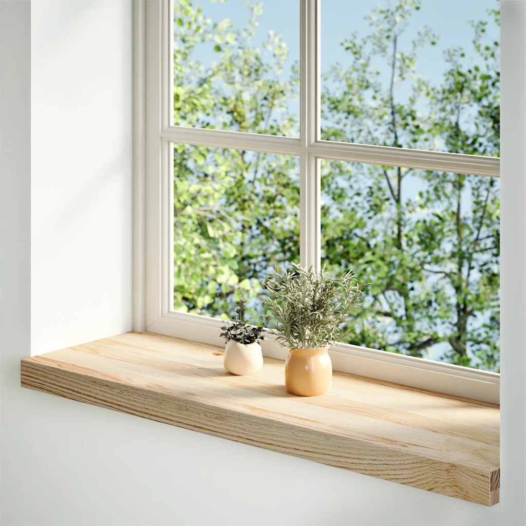 Vidaxl Fenêtre Sills 2 ST NON Traité 70x30x2 cm Chêne solide